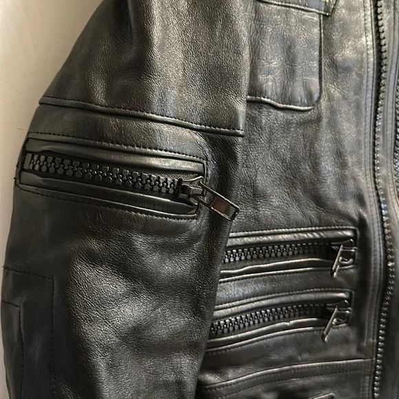 Re/Done leather moto jacket - Picture 10 of 16